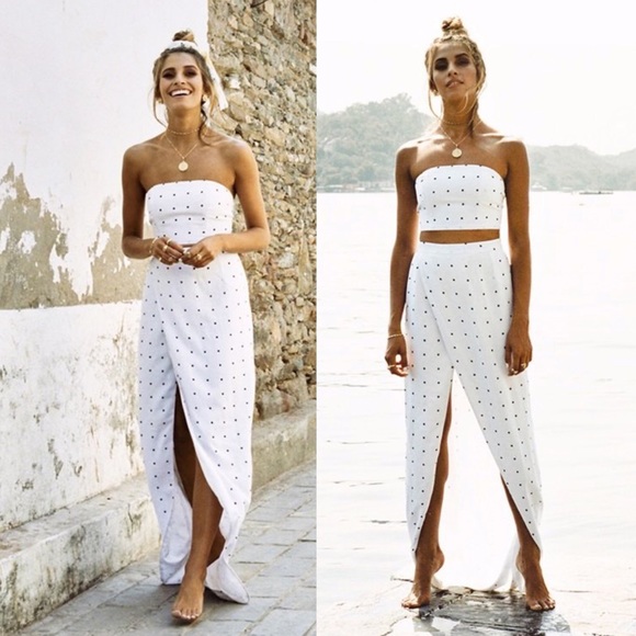 Sabo Skirt Dresses & Skirts - Sabo Skirt Mira Speck Polka Dot Skirt Set NWT